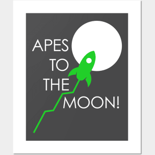 Apes to the Moon! Posters and Art